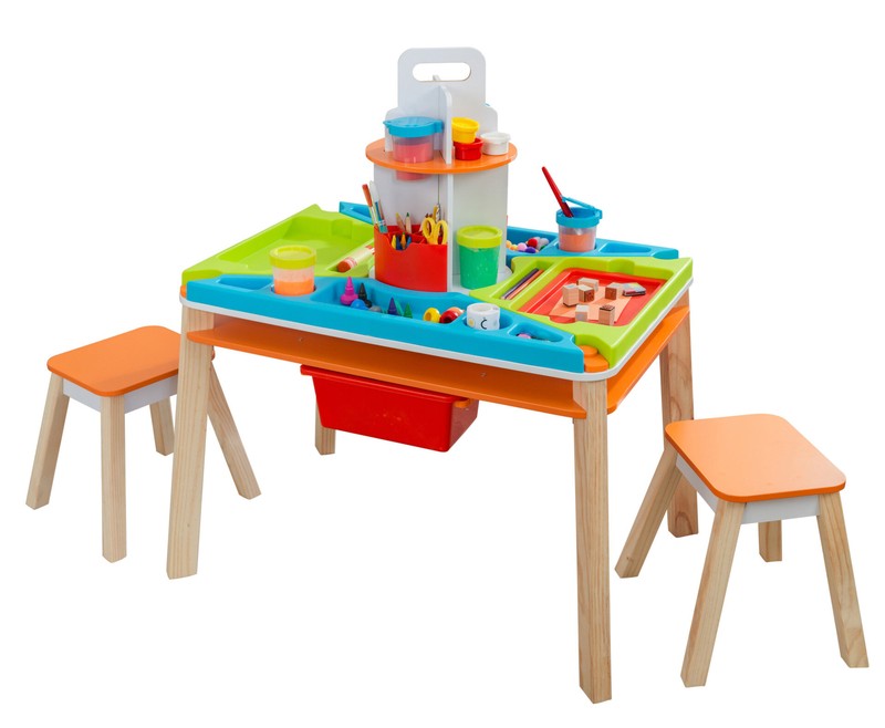 Kids Rectangular Arts And Crafts Table and Chair Set