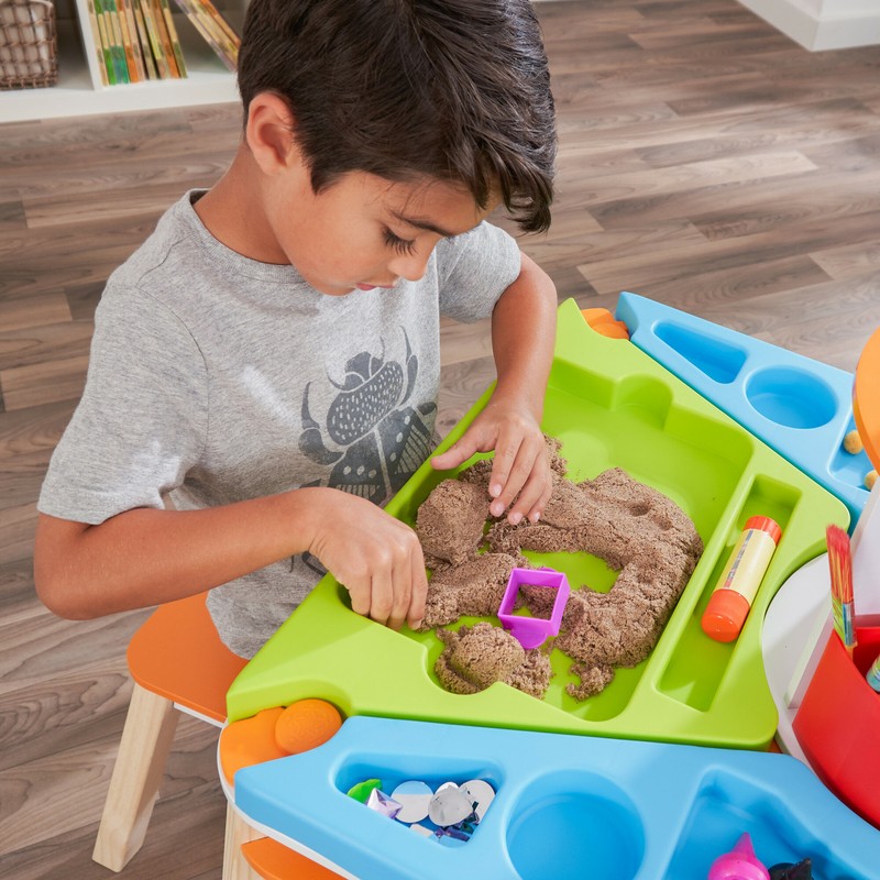 Kids Rectangular Arts And Crafts Table and Chair Set