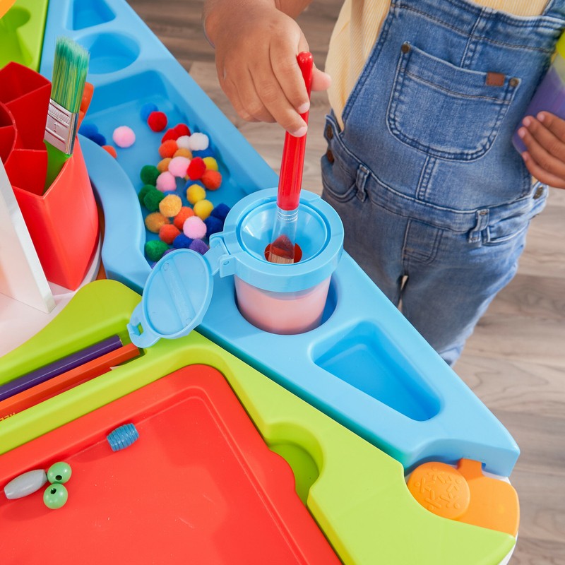 Kids Rectangular Arts And Crafts Table and Chair Set