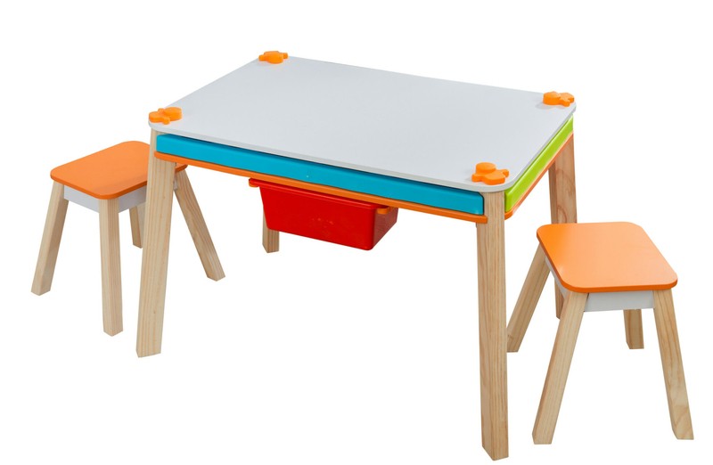 Kids Rectangular Arts And Crafts Table and Chair Set
