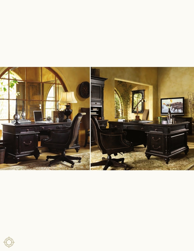 Kingstown Standard Solid Wood Executive Desk and Chair Set