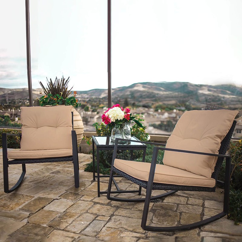Kinzie Square 2 - Person 18'' Long Bistro Set with Cushions