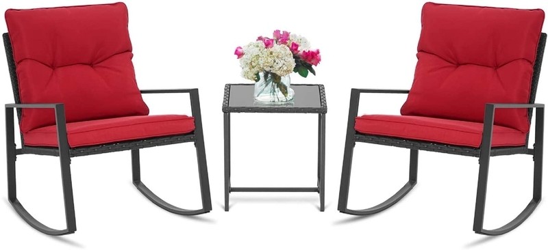 Kinzie Square 2 - Person 18'' Long Bistro Set with Cushions