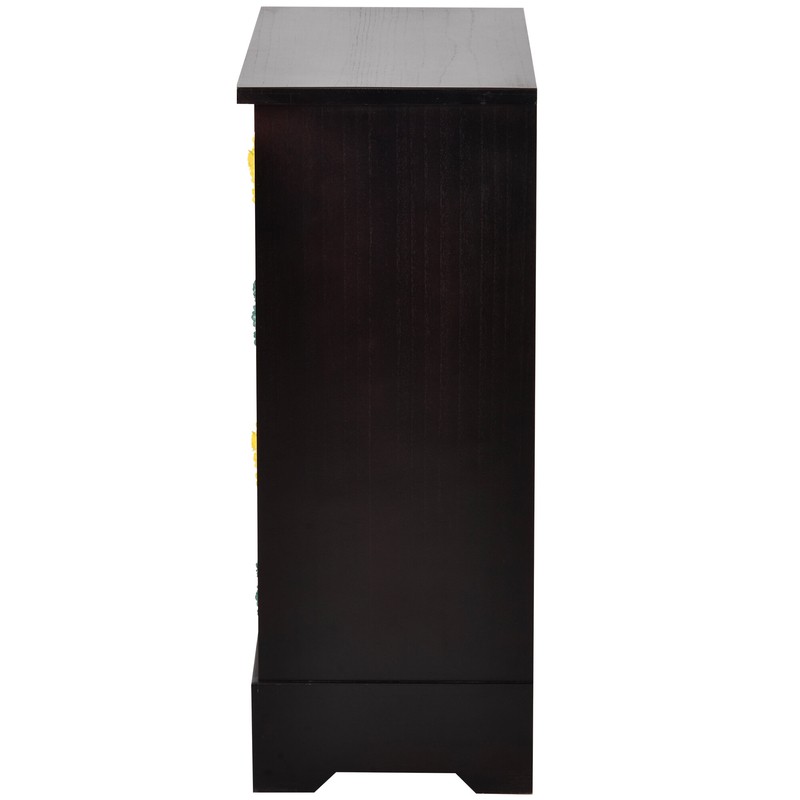 Kova 31'' Tall Solid Wood 8 - Drawer Apothecary Accent Chest