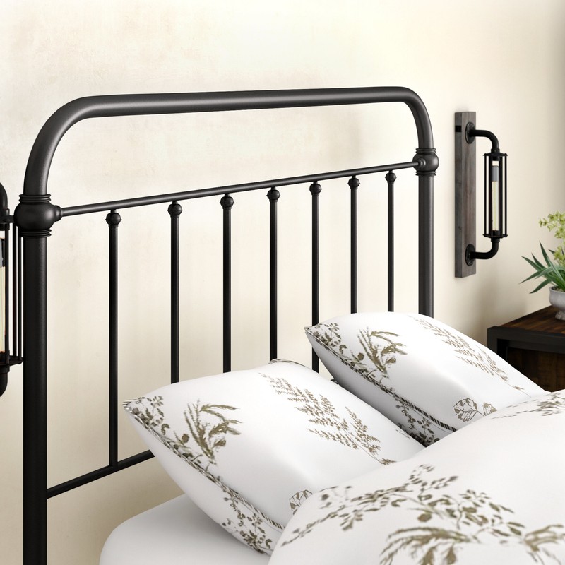 Kowalczyk Metal Slat Headboard