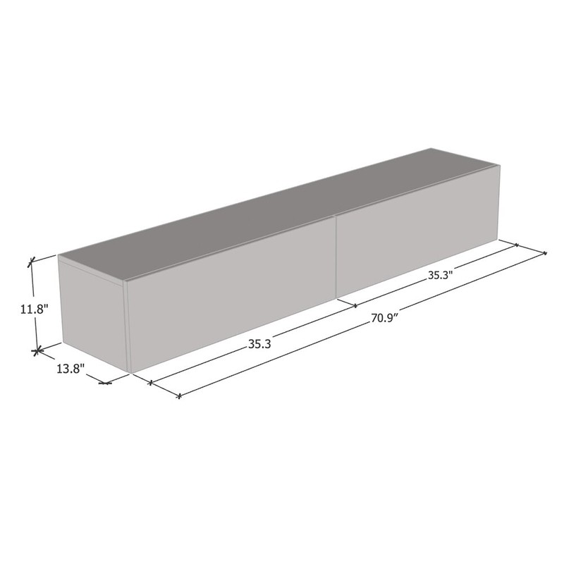 Krishan TV Stand for TVs up to 71"