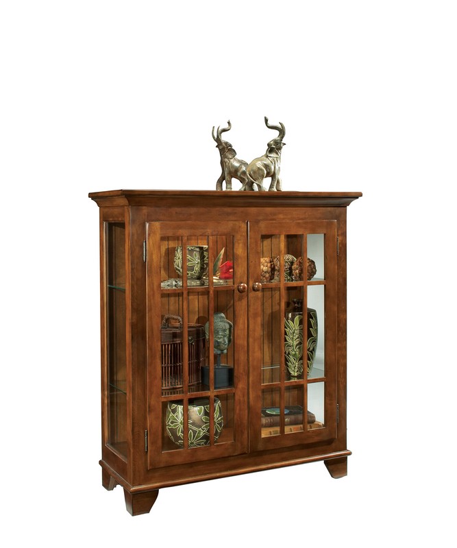 Kyles 38'' Wide Solid Wood Curio Cabinet with Lighting