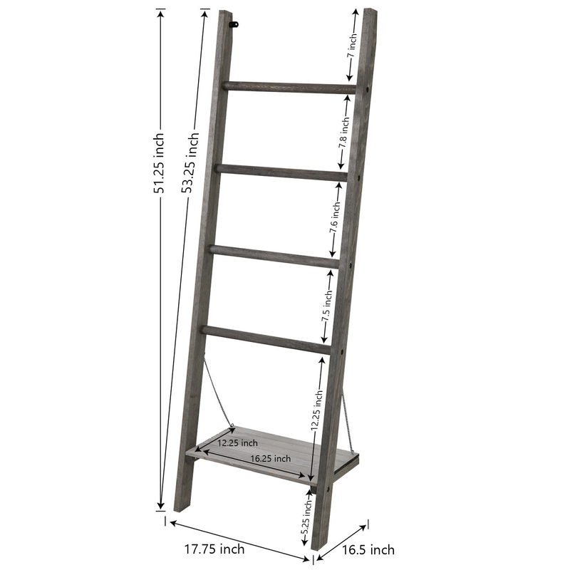 Ladder Wall Mounted Towel Rack