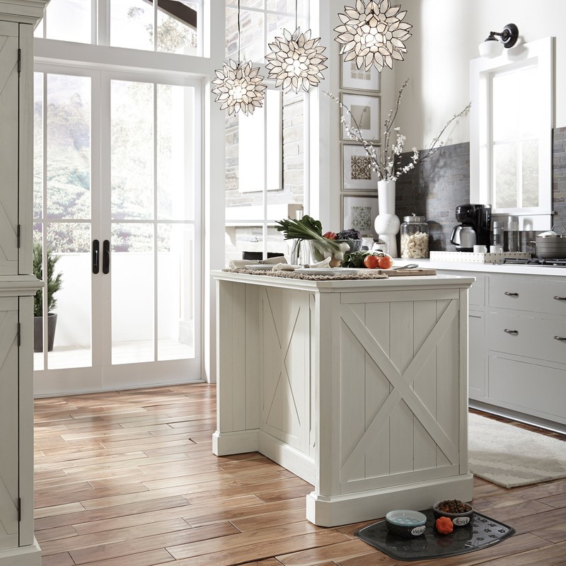Lana 47'' Wide Kitchen Island with Granite Top