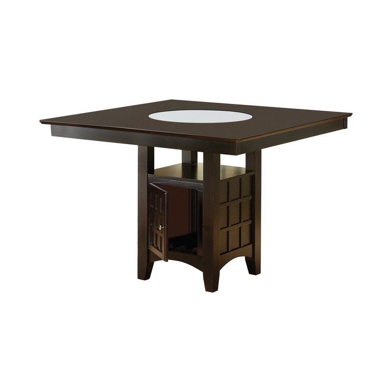 Landgraf Counter Height 51.5'' Pedestal Dining Table