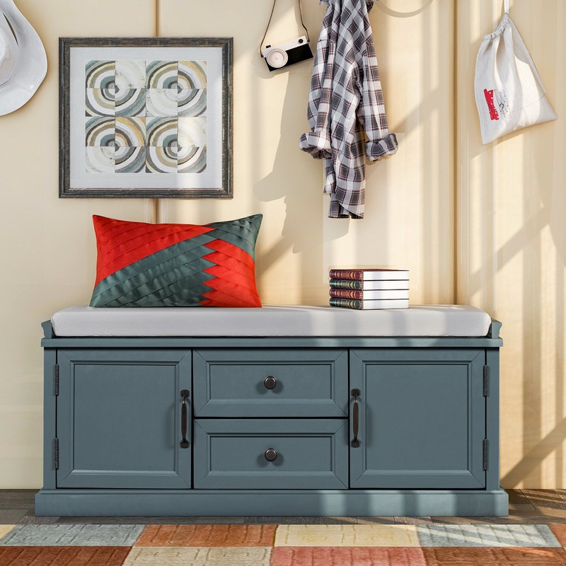 Langan Cabinet Storage Bench