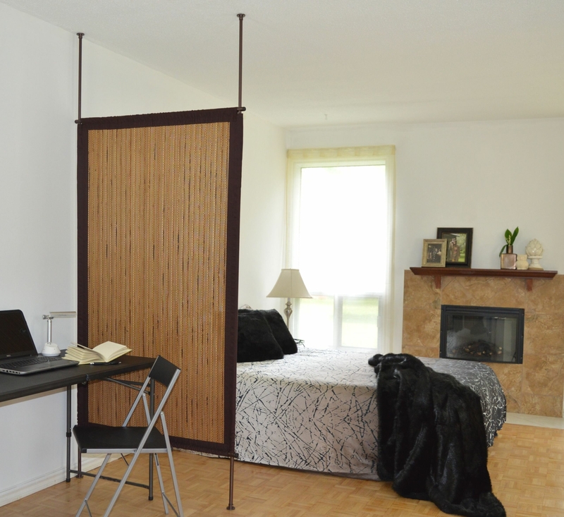 家具 Prier Lapierre 38'' W x 68'' H Metal Single Panel Room Divider