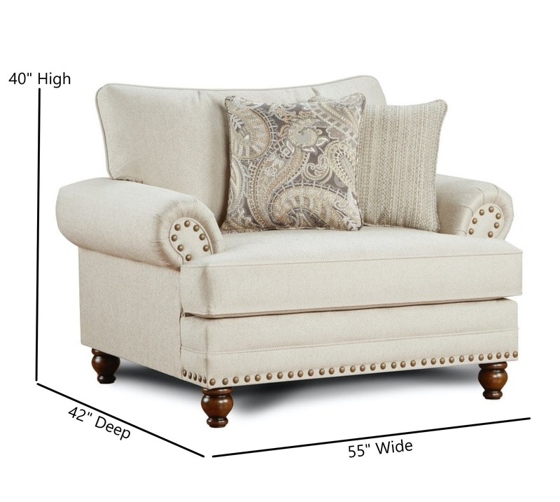 Lavine 55'' Wide Chair And A Half