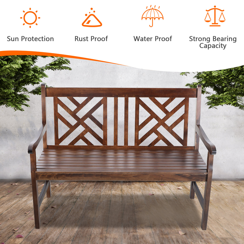 Wooden Benches with Back - Ideas on Foter