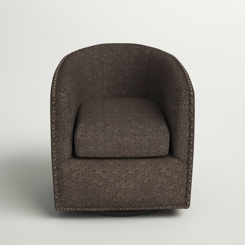 Leominster 28'' Wide Swivel Barrel Chair