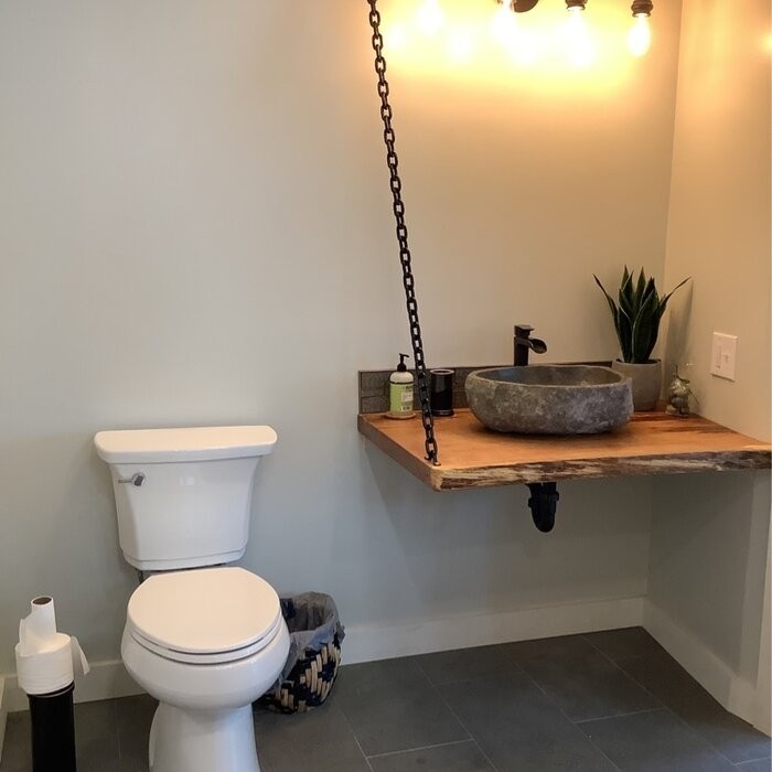Leos Stone Oval Vessel Bathroom Sink