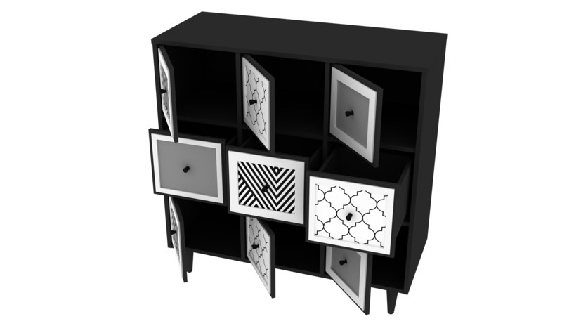Levan 36.7'' Tall Apothecary Accent Cabinet