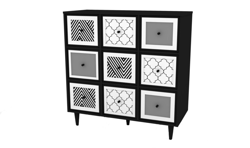 Levan 36.7'' Tall Apothecary Accent Cabinet