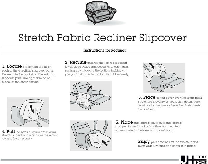 Levine Box Cushion Recliner Slipcover