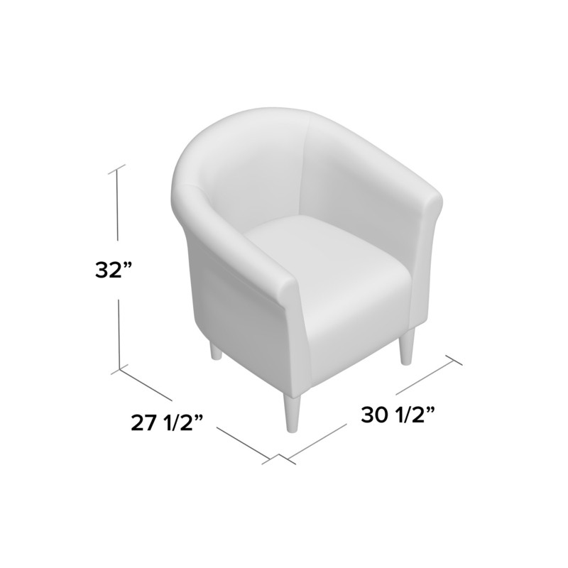 Liam 30.5'' Wide Barrel Chair