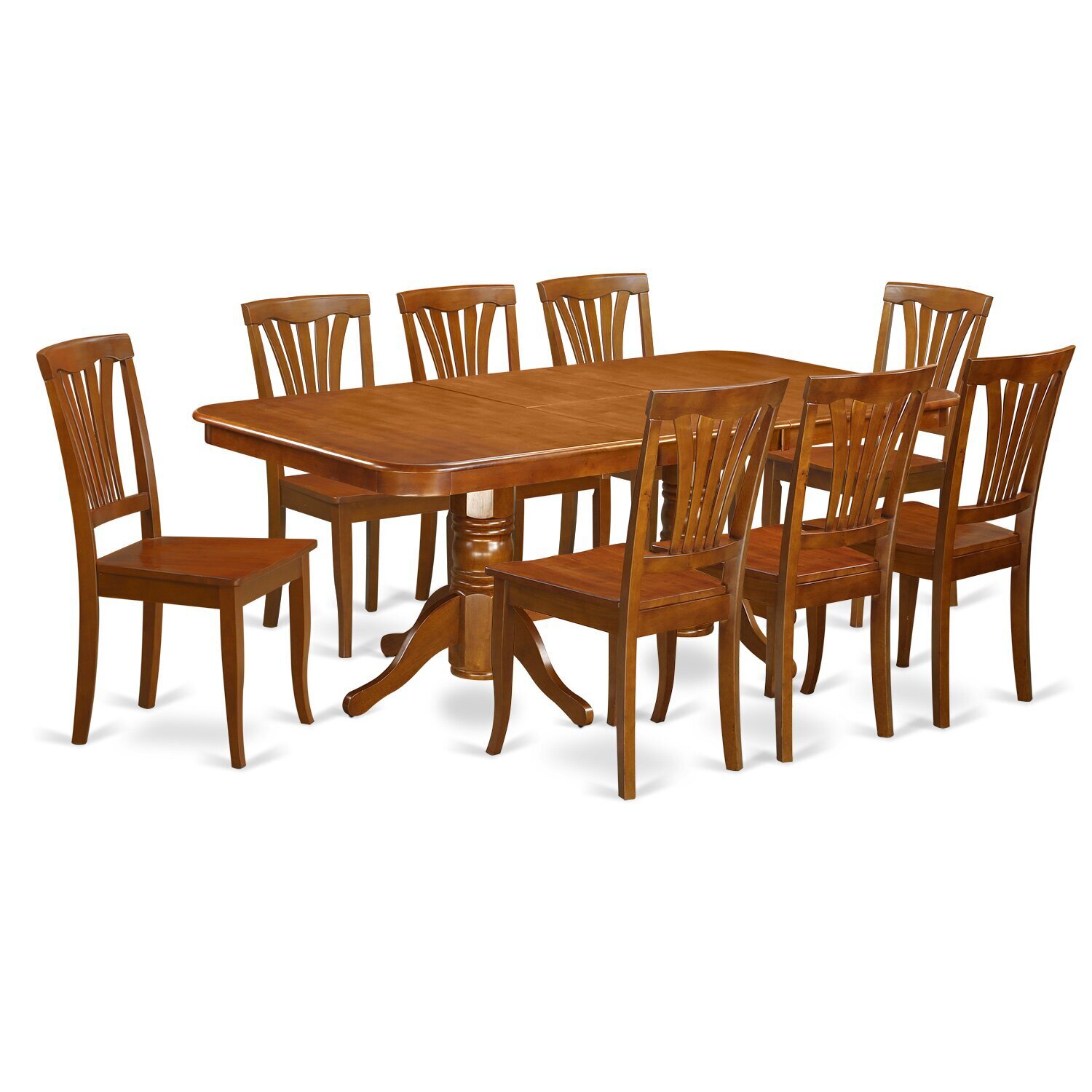 Light Brown Solid Cherry Dining Room Set