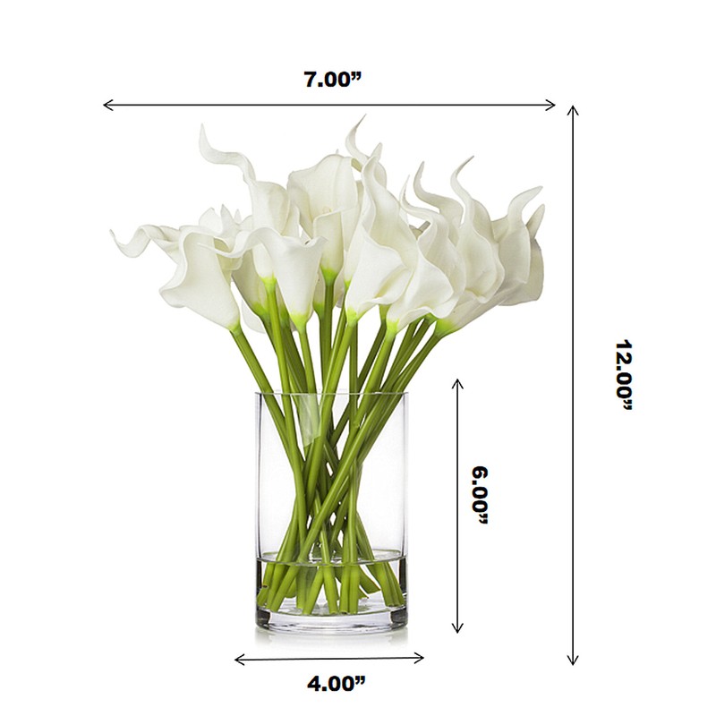 Lilies Flower Arrangement in Vase