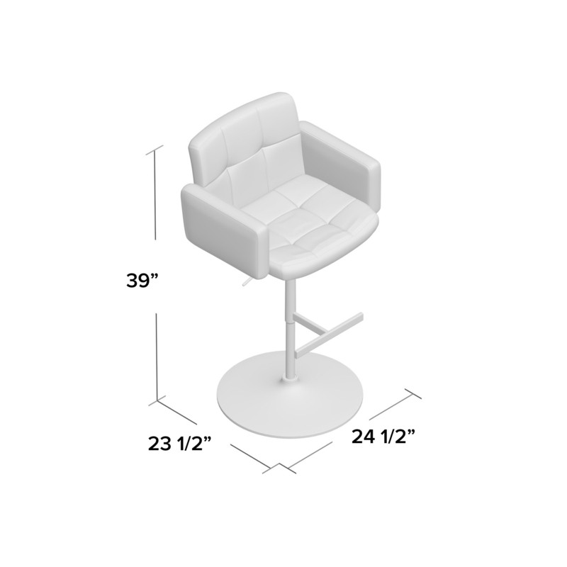 Limpley Stoke Swivel Adjustable HeightBar Stool