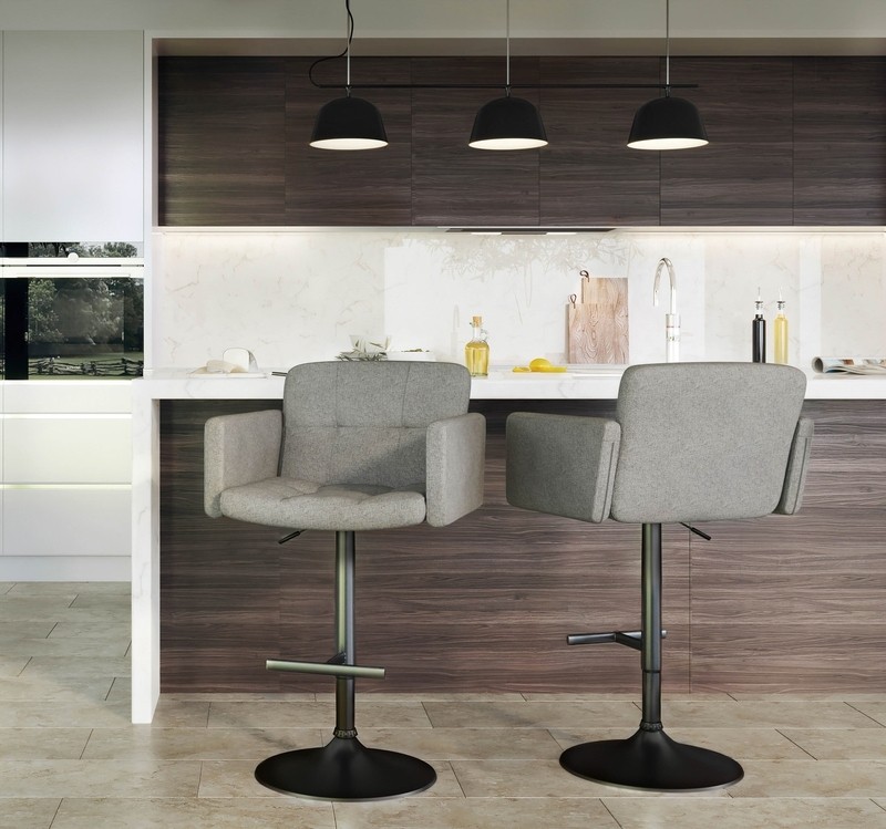 Limpley Stoke Swivel Adjustable HeightBar Stool