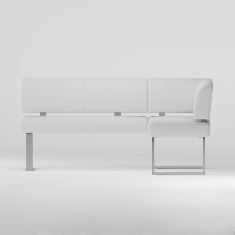 Linden upholstered faux leather bench discount