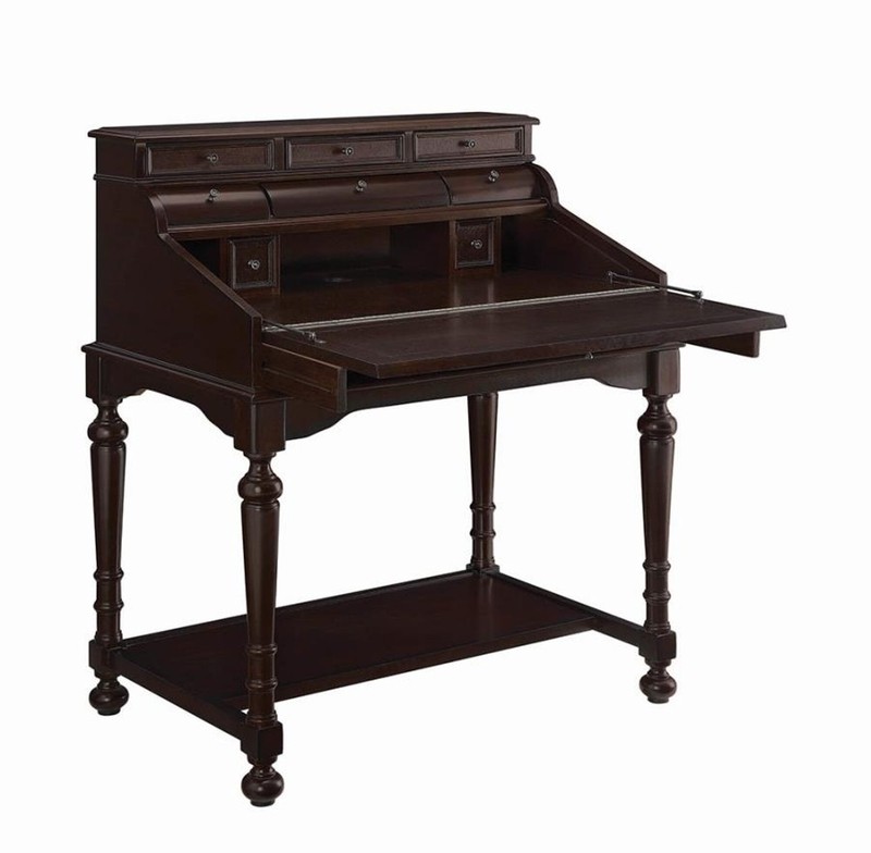 Lipp Secretary Desk with Hutch
