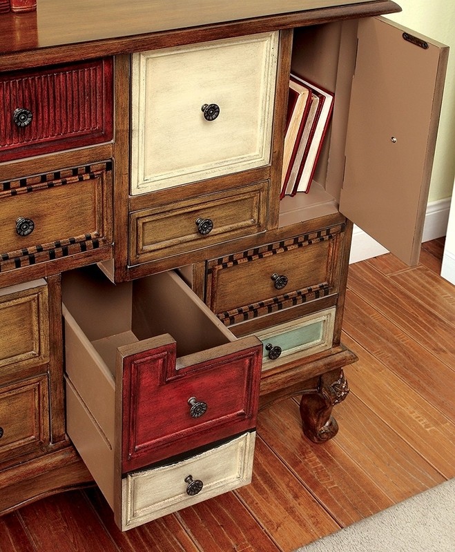 Liriano 36'' Tall 9 - Drawer Apothecary Accent Chest