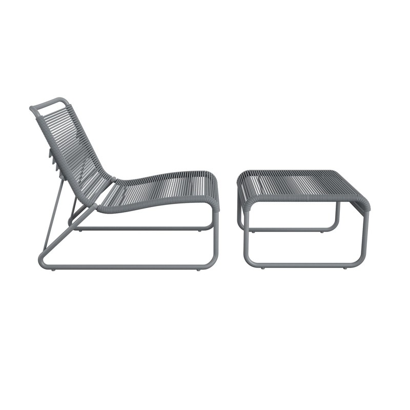 Lita Patio Chair and Ottoman