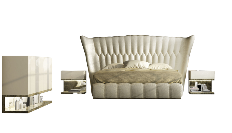 London BEDOR43 Bedroom Set 4 Pieces