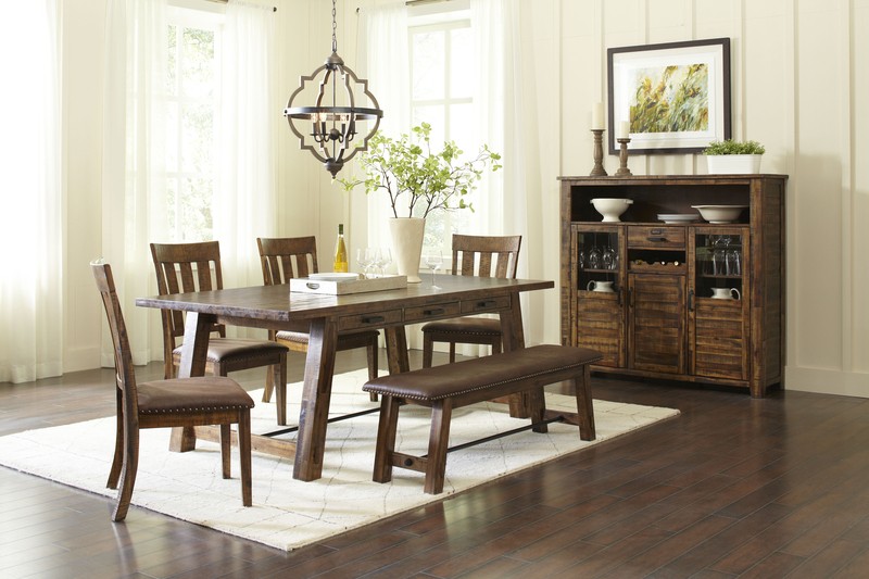 Loney 82'' Trestle Dining Table