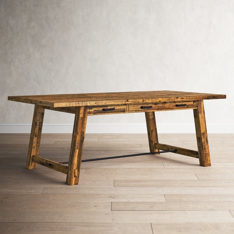 Loney 82'' Trestle Dining Table