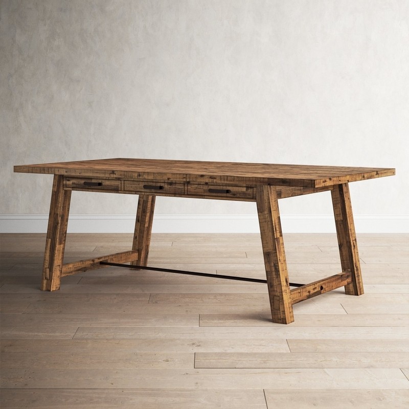 Loney 82'' Trestle Dining Table