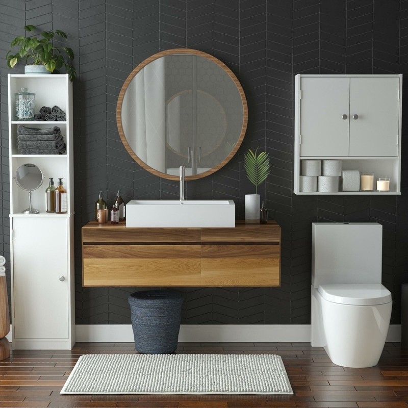Lou 23.7'' W x 27.2'' H x 6.46'' D Wall Mounted Bathroom Cabinet