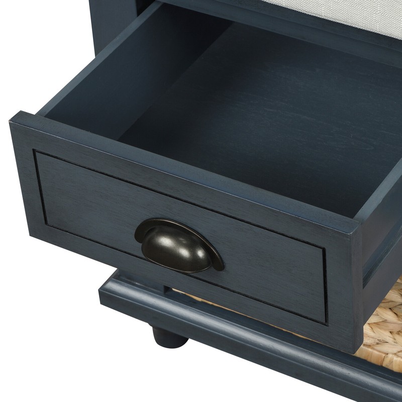 Lumpkins Drawers Storage Bench