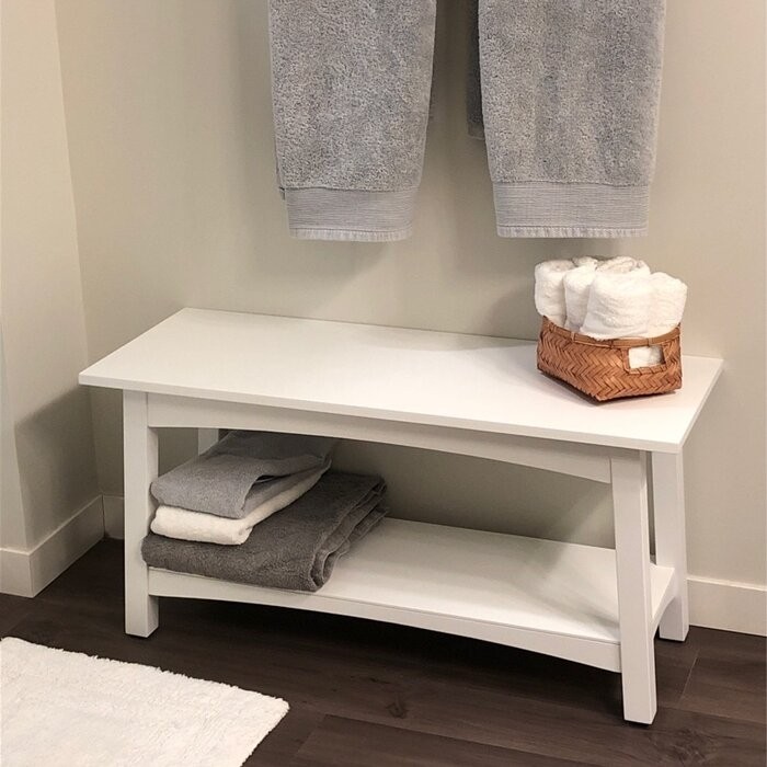 Lund Shelves Bench
