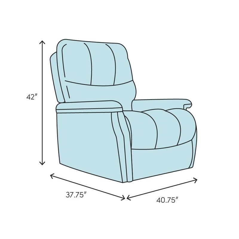 Maddox 40.75" Wide Genuine Leather Manual Recliner