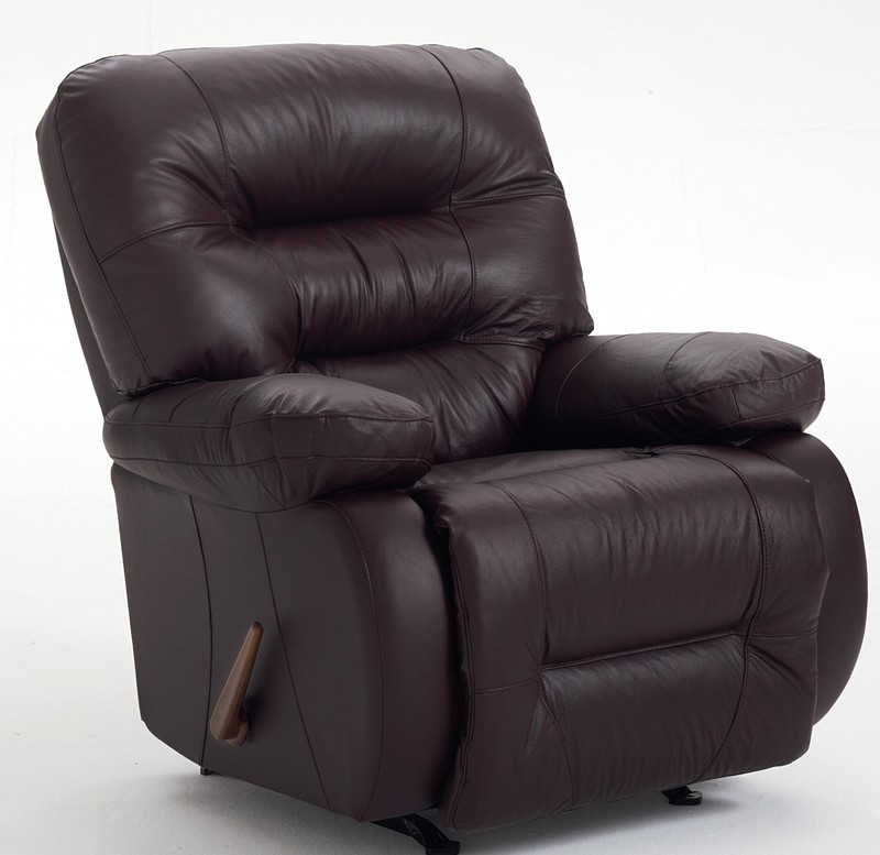 Maddox 40.75" Wide Genuine Leather Manual Recliner