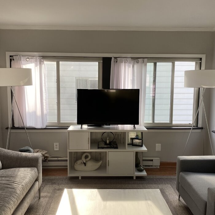 Madison Avenue 29.92'' H x 47.17'' W Geometric Bookcase