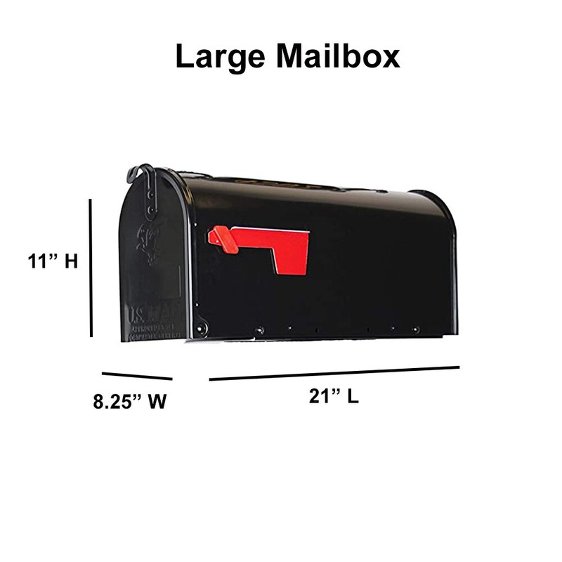 Magnolia Post Mounted Mailbox