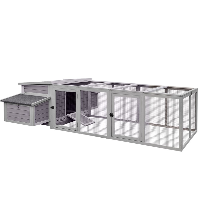 Maolis Chicken Coop with Chicken Run For Up To 6 Chickens