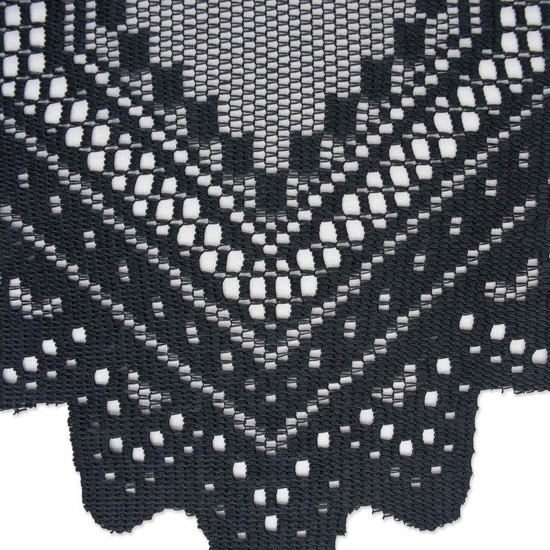 Mapleville Solid Color Lace Table Runner