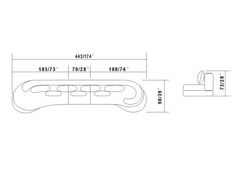 Marbleton 174" Wide Symmetrical Corner Sectional