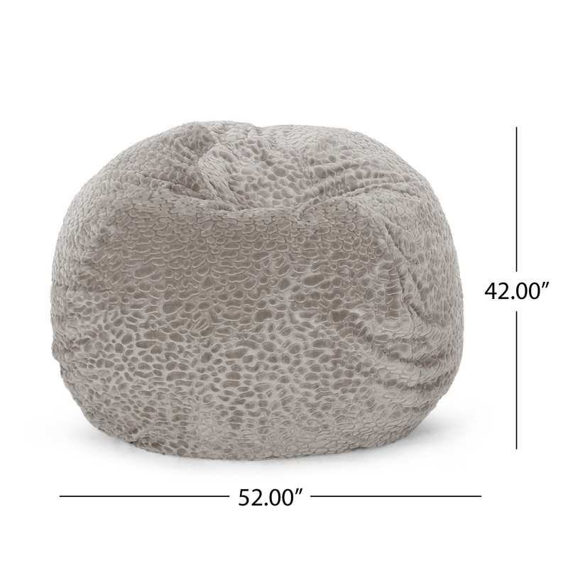 Margot Short Large Faux Fur Classic Bean Bag