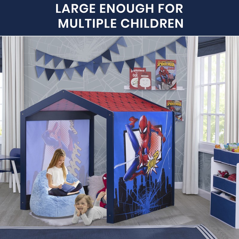Marvel Spider-Man 3.77' x 3.77' Indoor Solid Wood Playhouse