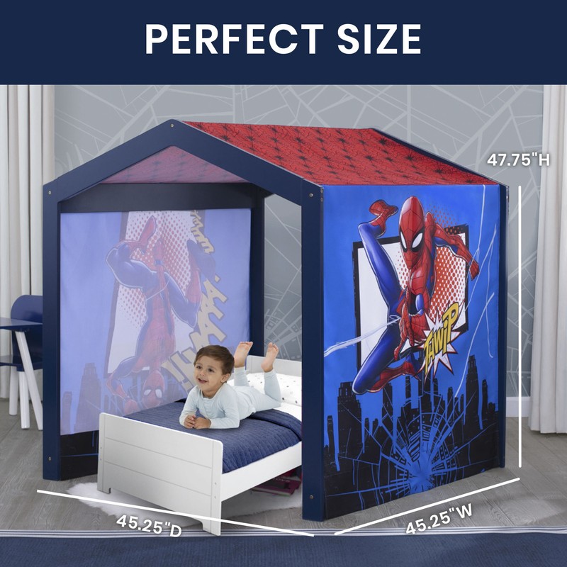 Marvel Spider-Man 3.77' x 3.77' Indoor Solid Wood Playhouse