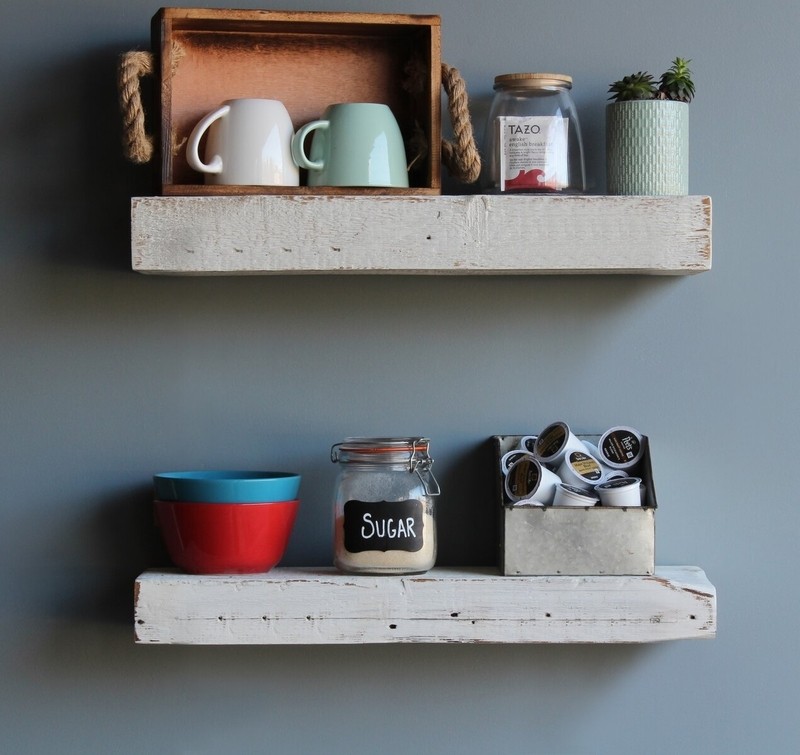 Mcfall 2 Piece Solid Wood Floating Shelf